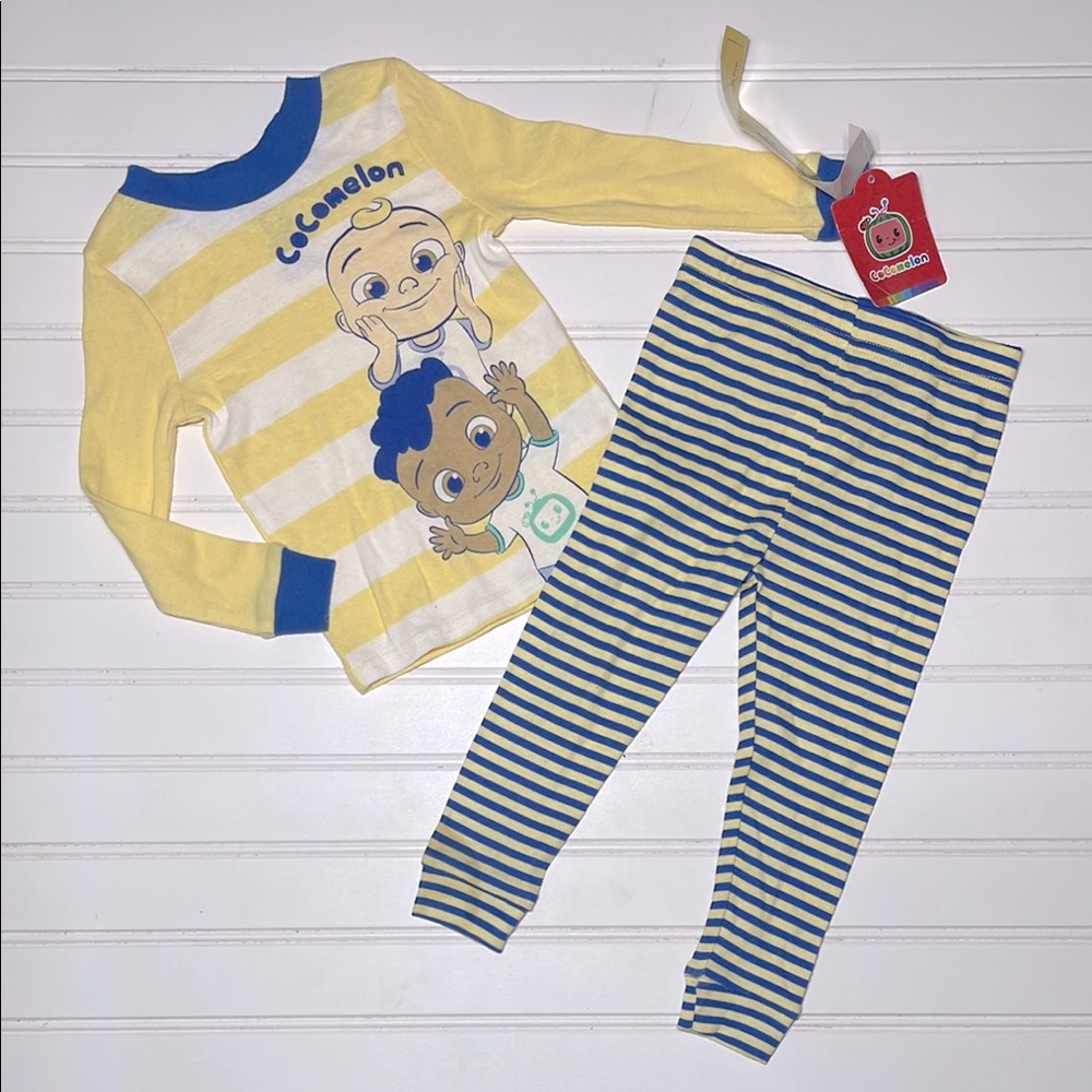 COCOMELON NWT 100% Cotton JJ & Cody Pajama Set